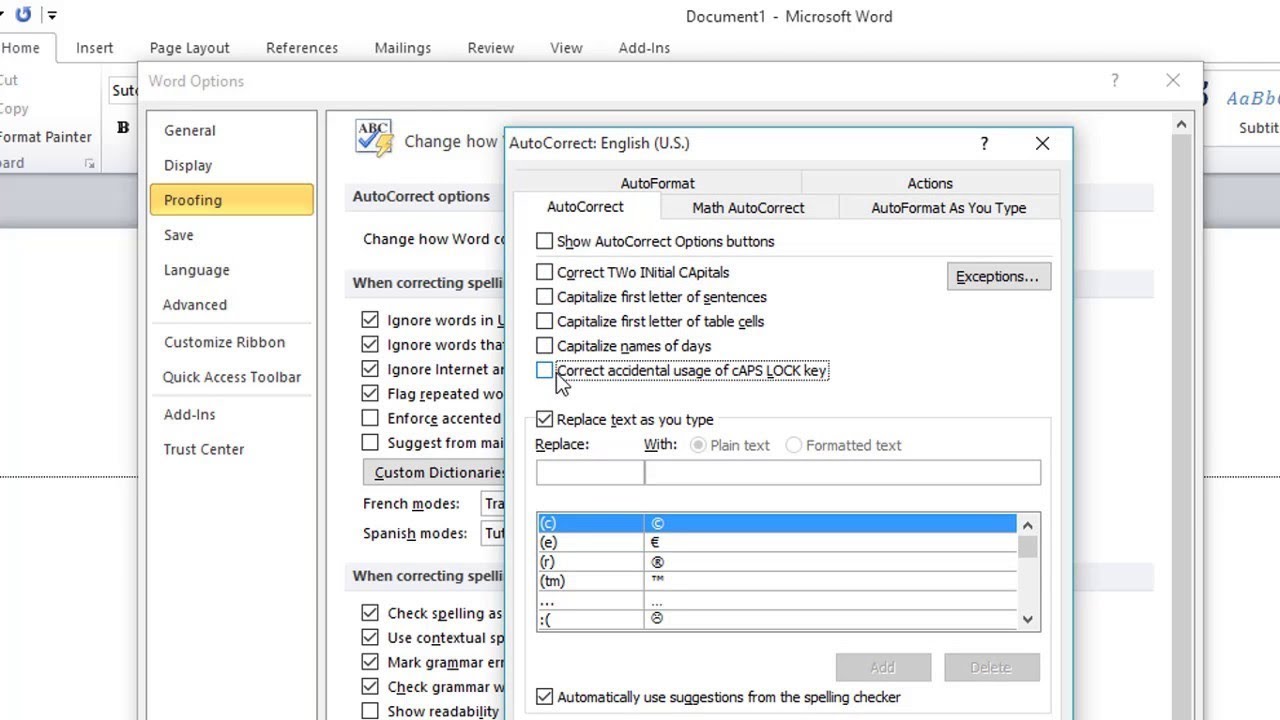 turn on spell check microsoft word for mac 2012